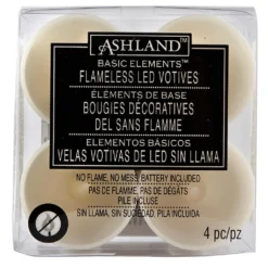 New ⌛ Ashland® Flameless LED Votives, White ❤️