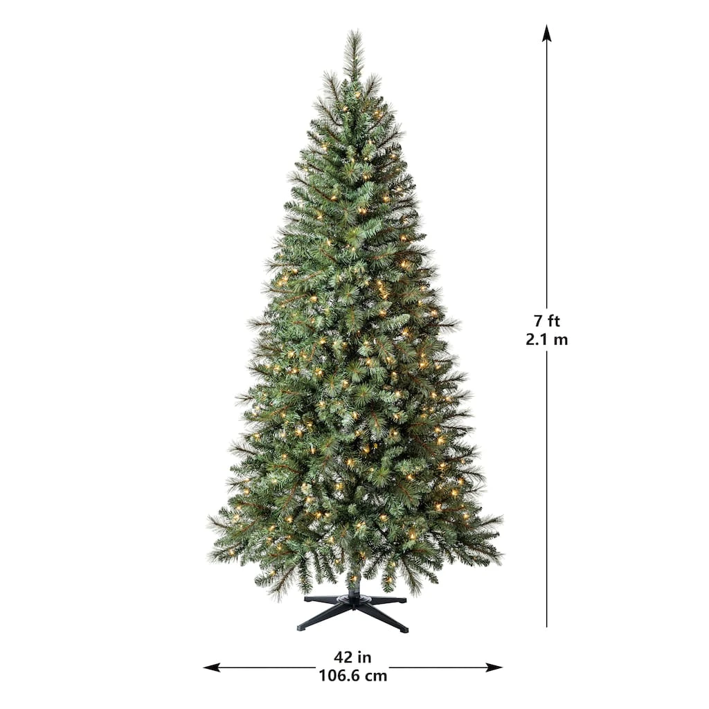 Cheap β 7ft. Pre-Lit Willow Pine Artificial π Christmas Tree, Clear Lights by Ashland® π― 8 Cheap β 7ft. Pre-Lit Willow Pine Artificial π Christmas Tree, Clear Lights by Ashland® π― - Image 6