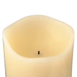 Best deal ⌛ Flameless Real Wax LED Pillar by Ashland®, Vanilla 🔥 -Outlet Yuletide Joy Store 10161418 33