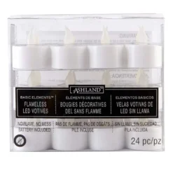 Outlet ✔️ Ashland® Basic Elements™ Flameless Tea Lights, 24 Count ✨ 5 Outlet ✔️ Ashland® Basic Elements™ Flameless Tea Lights, 24 Count ✨ -Outlet Yuletide Joy Store 10171468