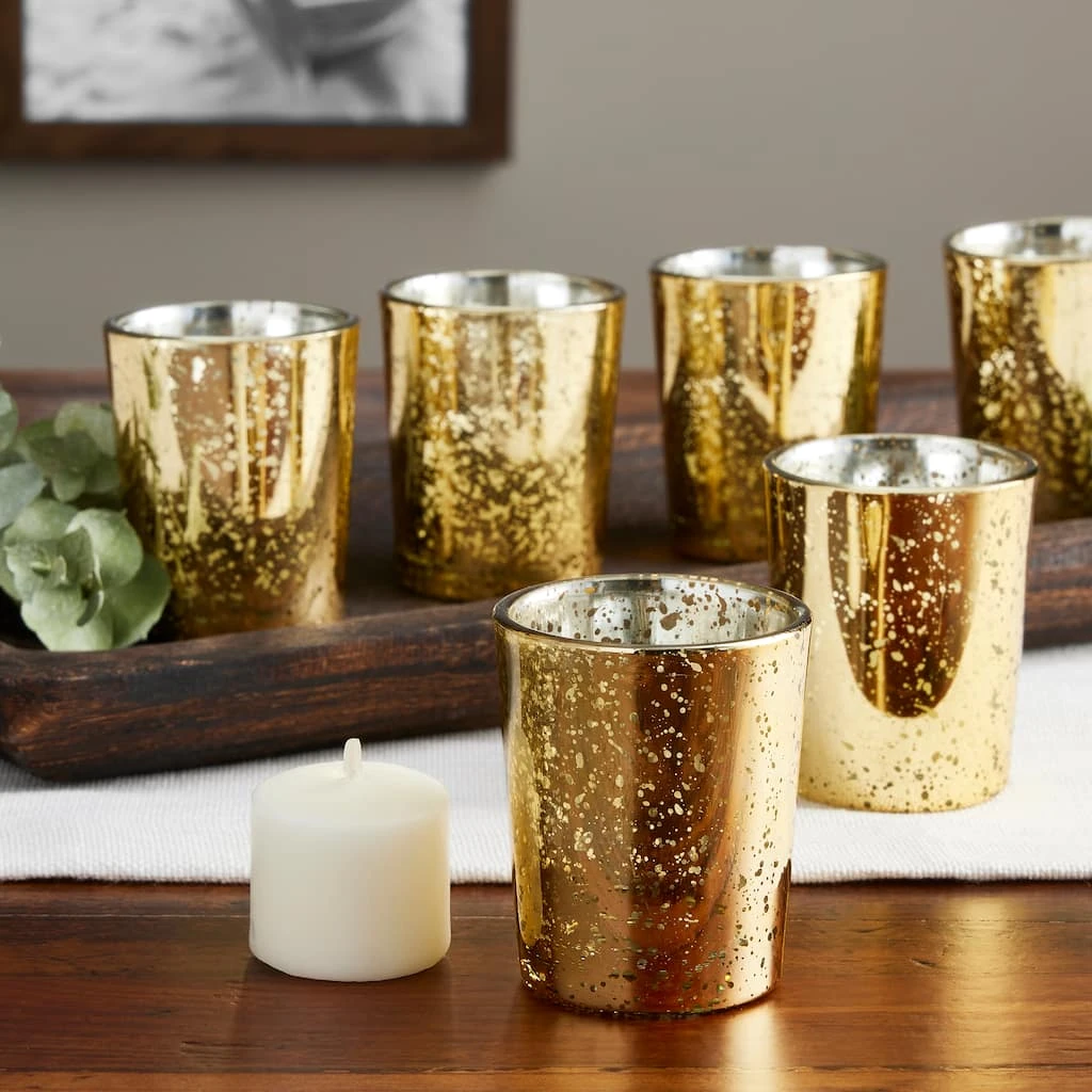 Deals ✨ Mercury Glass Votive Holders by Ashland® Élégance™ 🥰 4 Deals ✨ Mercury Glass Votive Holders by Ashland® Élégance™ 🥰 - Image 2