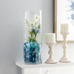 Flash Sale ⭐ Ashland™ Cylinder Glass Vase, 15" 👍 -Outlet Yuletide Joy Store 10213283 20