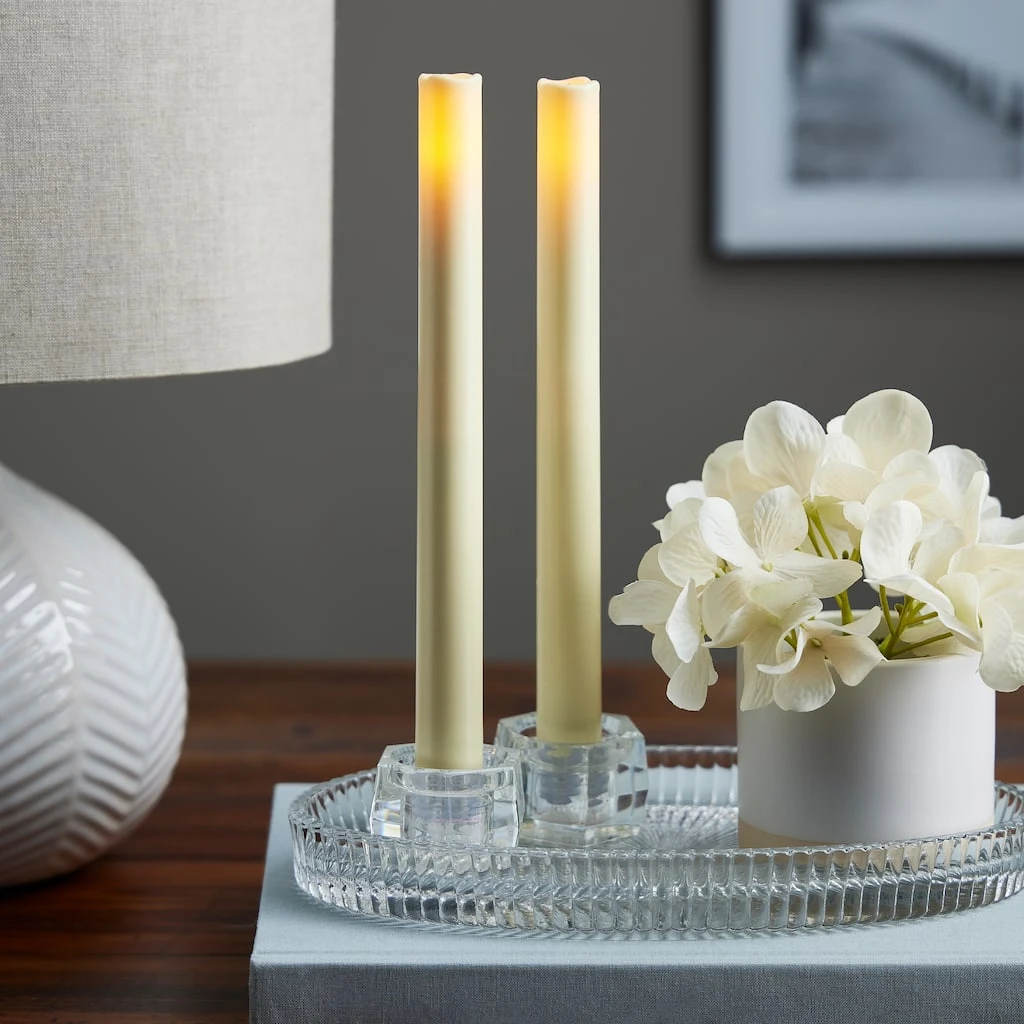 Brand new π 9" Cream Flameless LED Taper Candles, 2ct. by Ashland® π 4 Brand new π 9" Cream Flameless LED Taper Candles, 2ct. by Ashland® π - Image 2