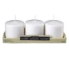 Budget ✨ Ashland® Basic Elements™ White Pillar Candle, 3 Pack 👏 -Outlet Yuletide Joy Store 10317968