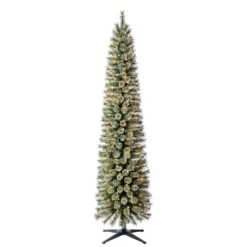 Wholesale ❤️ 7ft. Pre-Lit Artificial Cashmere Pencil 🎉 Christmas Tree, Clear Lights by Ashland® ⭐