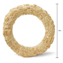 Brand new ✨ Decorative Straw Wreath by Ashland® ⭐ -Outlet Yuletide Joy Store 10375063 13