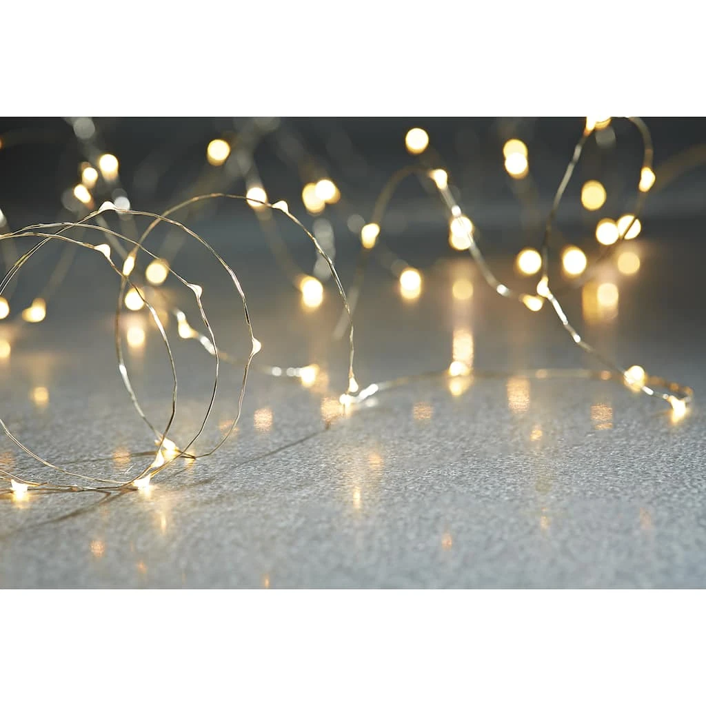 Coupon π 40ct. Warm White Silver Wire LED String Lights by Ashland® β 4 Coupon π 40ct. Warm White Silver Wire LED String Lights by Ashland® β - Image 2