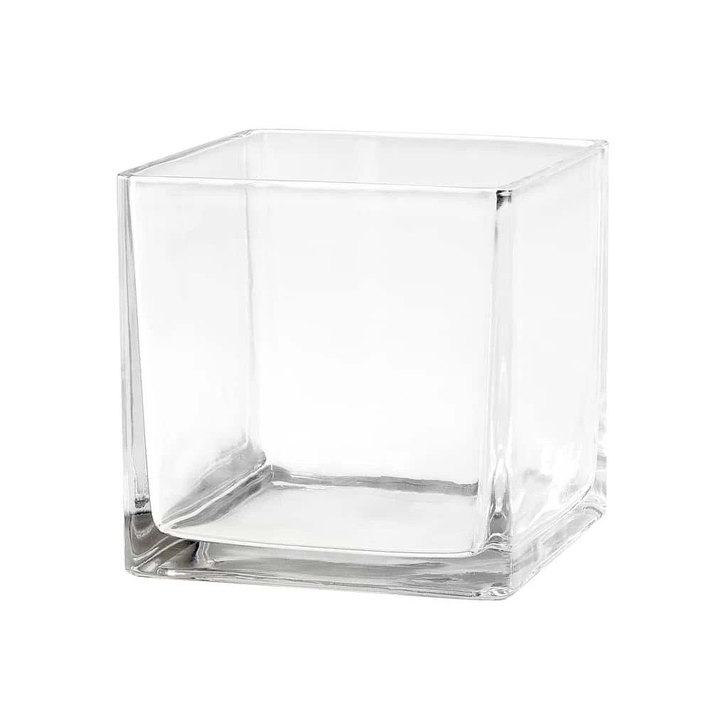 Brand new 🎁 6" Square Glass Vase by Ashland® 🧨 3 Brand new 🎁 6" Square Glass Vase by Ashland® 🧨