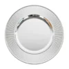 Buy 🥰 Electric Silver Ribbed Charger By Ashland® ✨ -Outlet Yuletide Joy Store 10465325