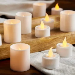 Budget 💯 Basic Elements™ White LED Votive & Tealight Set By Ashland® 🥰 -Outlet Yuletide Joy Store 10466238 20
