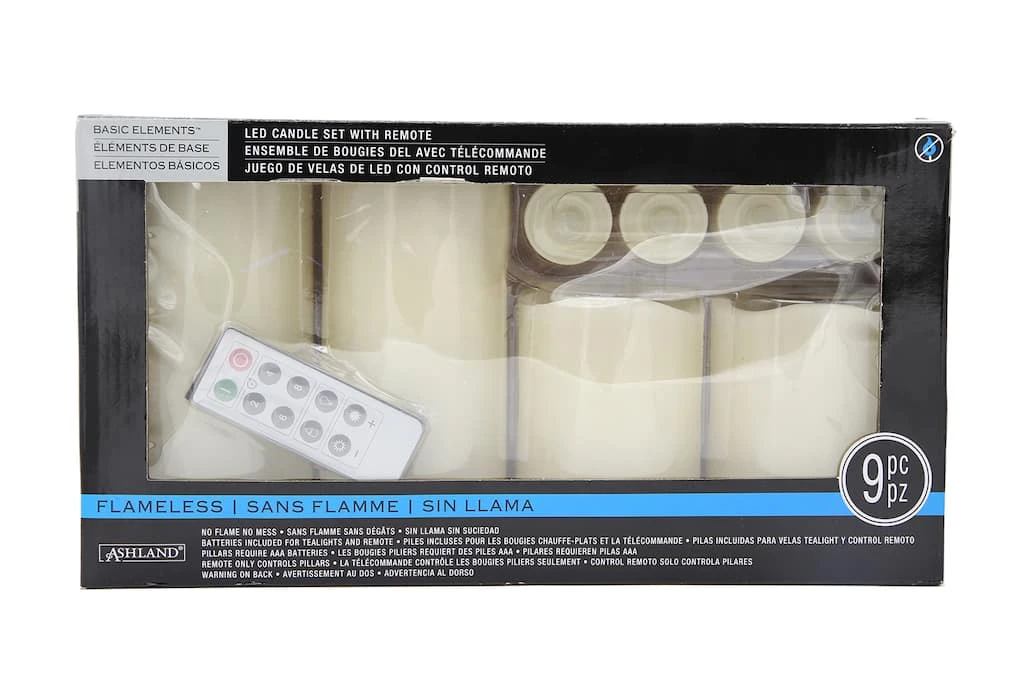 Cheapest 🤩 Basic Elements™ Ivory LED Candle Set with Remote By Ashland® 🎉 3 Cheapest 🤩 Basic Elements™ Ivory LED Candle Set with Remote By Ashland® 🎉