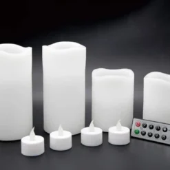 Brand new 👍 Basic Elements™ White LED Candle Set with Remote By Ashland® ❤️ 7 Brand new 👍 Basic Elements™ White LED Candle Set with Remote By Ashland® ❤️ -Outlet Yuletide Joy Store 10466357 2