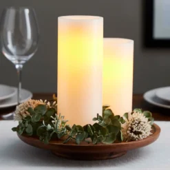 Brand new ✔️ White 3" x 8" LED Pillar Candle By Ashland® ❤️ -Outlet Yuletide Joy Store 10466490 20