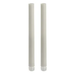Best reviews of ⌛ 8 Packs: 2 ct. (16 total) 9" White LED Taper Candles with Timer by Ashland® ✨
