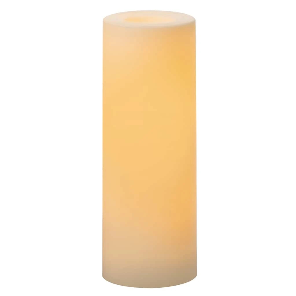Outlet ✨ White 3" x 8" LED Outdoor Pillar Candle By Ashland® ⌛ 4 Outlet ✨ White 3" x 8" LED Outdoor Pillar Candle By Ashland® ⌛ - Image 2