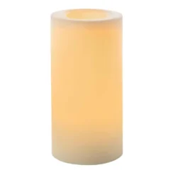 New 😉 White 4" x 8" LED Outdoor Pillar Candle By Ashland® ❤️ -Outlet Yuletide Joy Store 10466497