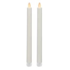 Wholesale ✔️ IFlicker White LED Taper Candle Set by Ashland® ⌛ -Outlet Yuletide Joy Store 10470076