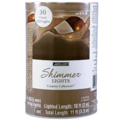 Coupon 👏 Creative Collection™ Shimmer Lights Burlap LED Garland By Ashland™ ✨