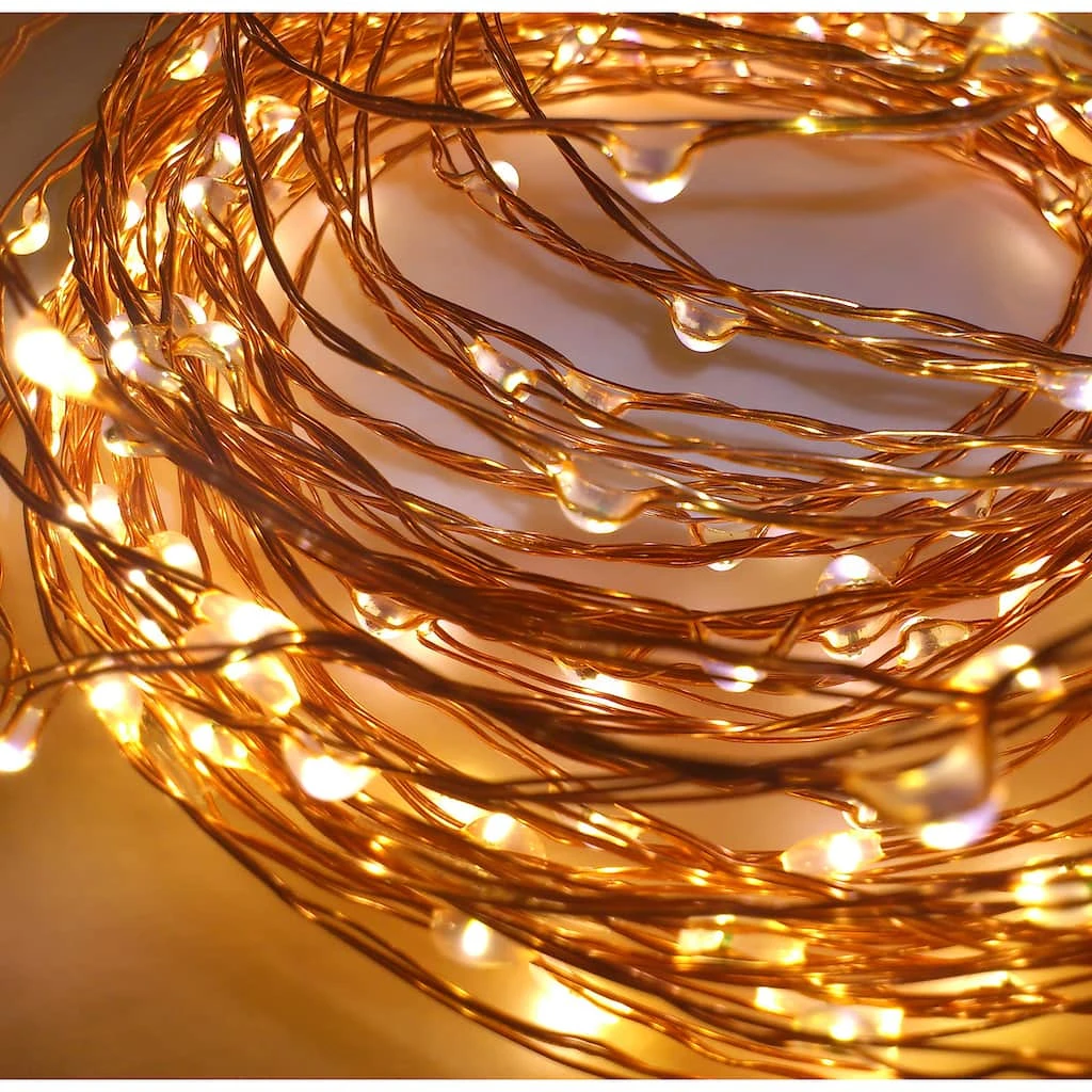 Discount 🌟 40ct. Warm White Copper Wire LED String Lights by Ashland® ❤️ 6 Discount 🌟 40ct. Warm White Copper Wire LED String Lights by Ashland® ❤️ - Image 4