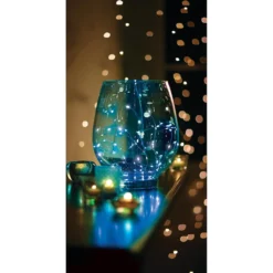 Hot Sale ⭐ 12 Pack: 40ct. Blue Silver Wire LED String Lights by Ashland® ✔️ -Outlet Yuletide Joy Store 10473565 2 1