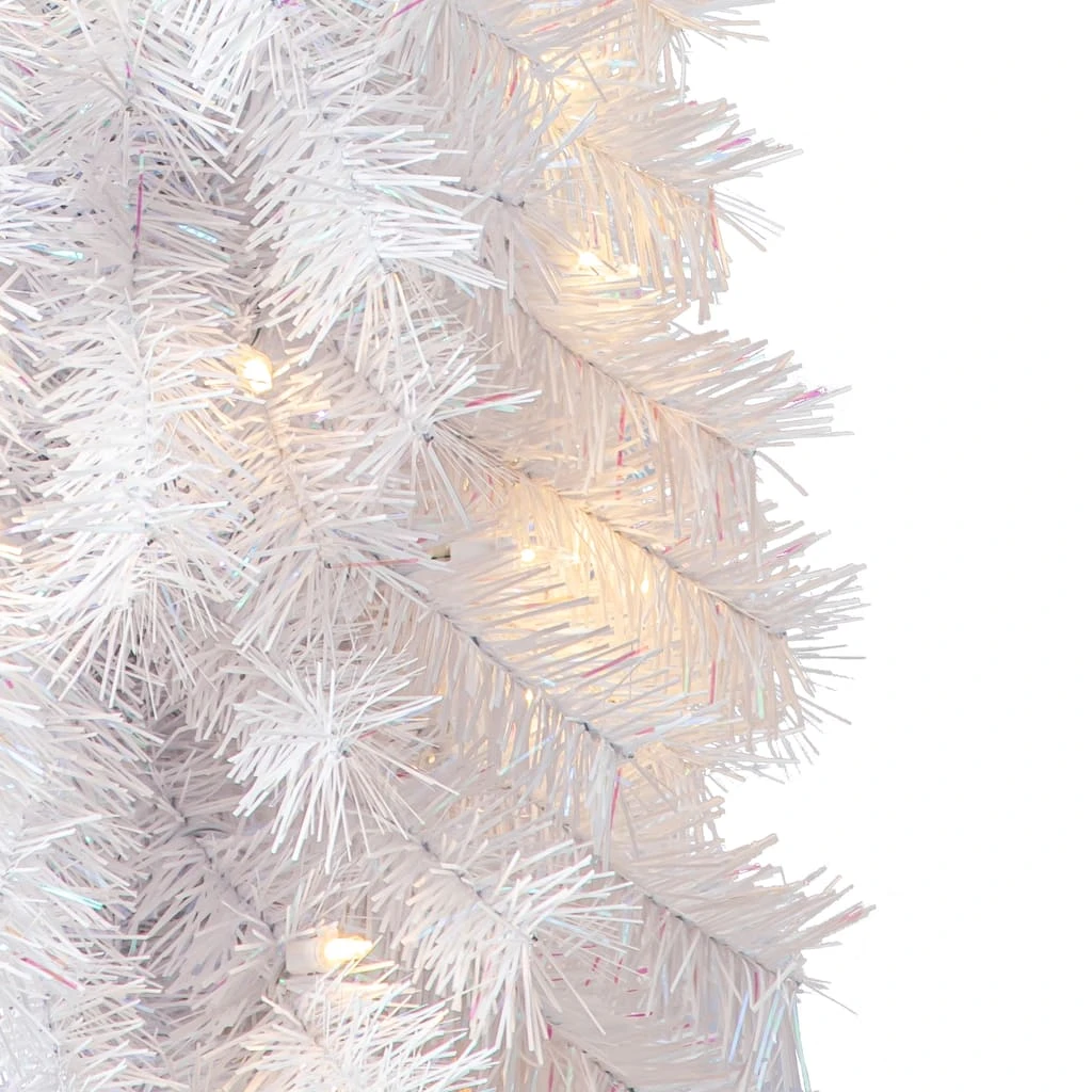 Outlet π 7ft. Pre-Lit White Norway Artificial Pencil Christmas Tree, Clear Lights by Ashland® π₯ 5 Outlet π 7ft. Pre-Lit White Norway Artificial Pencil Christmas Tree, Clear Lights by Ashland® π₯ - Image 3