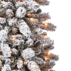 Best Pirce 😀 7.5ft. Pre-Lit Vermont Pine Flocked Artificial Christmas Tree, Clear Lights by Ashland® 🤩 12 Best Pirce 😀 7.5ft. Pre-Lit Vermont Pine Flocked Artificial Christmas Tree, Clear Lights by Ashland® 🤩 -Outlet Yuletide Joy Store 10489203 11