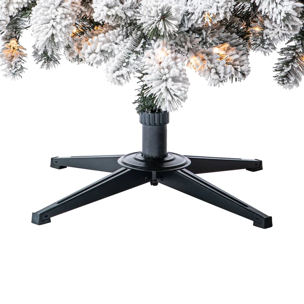 Best Pirce 😀 7.5ft. Pre-Lit Vermont Pine Flocked Artificial Christmas Tree, Clear Lights by Ashland® 🤩 9 Best Pirce 😀 7.5ft. Pre-Lit Vermont Pine Flocked Artificial Christmas Tree, Clear Lights by Ashland® 🤩 - Image 7