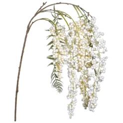 Wholesale 🎁 Cream Hanging Berry Stem by Ashland® ❤️ -Outlet Yuletide Joy Store 10501512 1