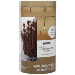 Best reviews of 😉 12 Pack: Creative Collection™ 50ct. Warm White Shimmer LED Lights Garland by Ashland™ 😉
