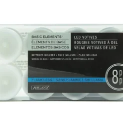 New ⌛ 6 Packs: 8 ct. (48 total) Basic Elements™ White LED Votives by Ashland® ✨
