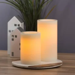Cheap ⌛ 6 Pack: 4" x 8" White LED Pillar Candle with Timer by Ashland® 🥰 -Outlet Yuletide Joy Store 10519787 2