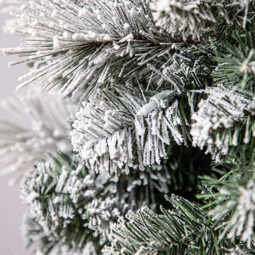 Promo ✨ 7ft. Pre-Lit Artificial Slim Christmas Tree, Clear Lights by Ashland® ⌛ 7 Promo ✨ 7ft. Pre-Lit Artificial Slim Christmas Tree, Clear Lights by Ashland® ⌛ - Image 5