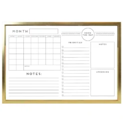 Best Sale ⭐ Gold Framed Calendar & Memo Board By Ashland® ❤️