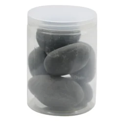 Cheap 🎉 16 Pack: Large Washed Black Stones by Ashland™ ✨ -Outlet Yuletide Joy Store 10552993 1