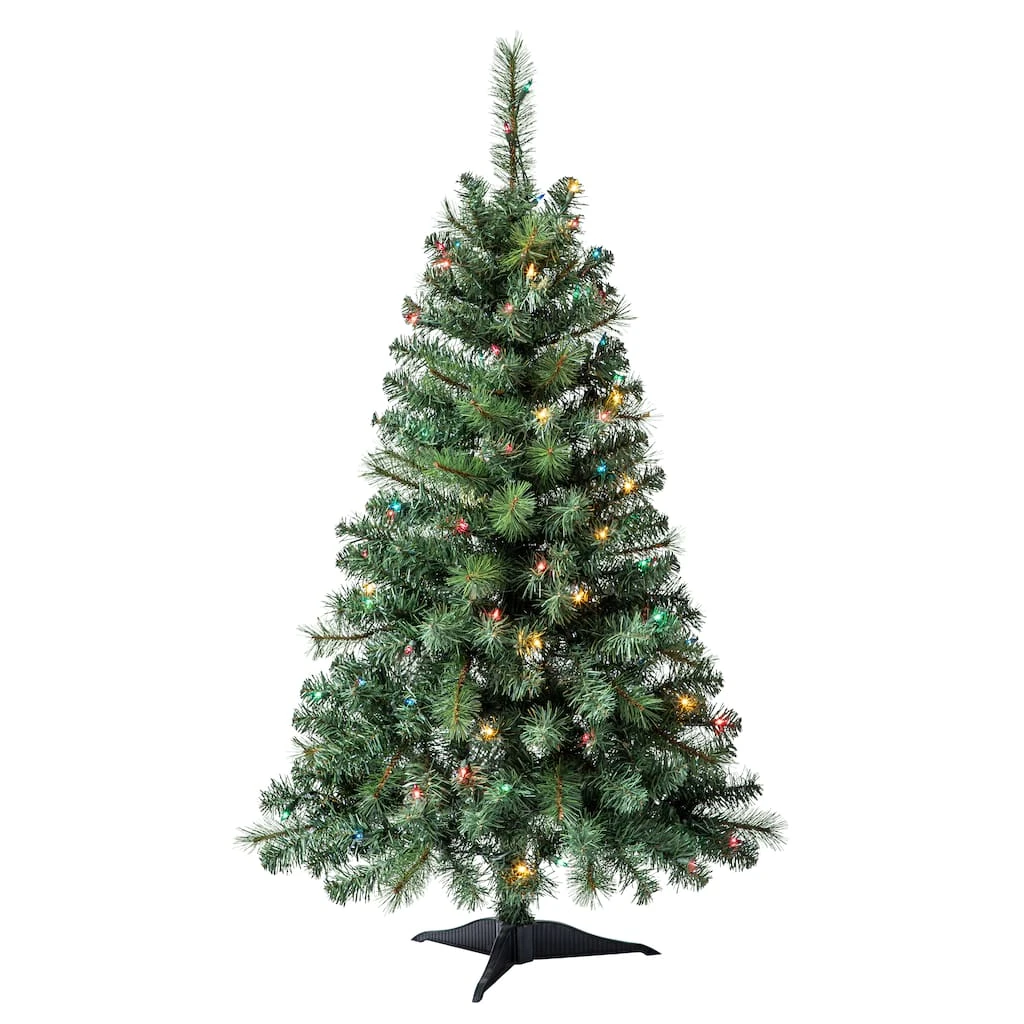 Discount 🤩 4ft. Pre-Lit Riverside Pine Artificial Christmas Tree, Multicolor Lights by Ashland® 🛒 3 Discount 🤩 4ft. Pre-Lit Riverside Pine Artificial Christmas Tree, Multicolor Lights by Ashland® 🛒