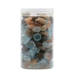 Top 10 ⭐ 8 Pack: Mixed Glass & Stone Pebbles By Ashland™ 😀 -Outlet Yuletide Joy Store 10556678 1