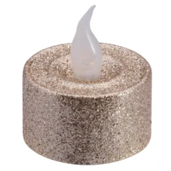 Cheap ❤️ Champagne Glitter LED Tealight Candles by Ashland®, 12ct. ⭐ -Outlet Yuletide Joy Store 10559736 2