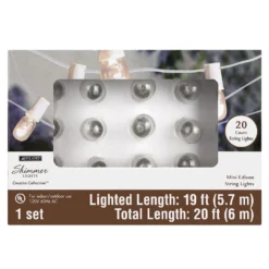 Flash Sale ✨ 20ct. Creative Collection™ Shimmer Lights Vintage Edison String Lights by Ashland™ ✨ 7 Flash Sale ✨ 20ct. Creative Collection™ Shimmer Lights Vintage Edison String Lights by Ashland™ ✨ -Outlet Yuletide Joy Store 10561983 1