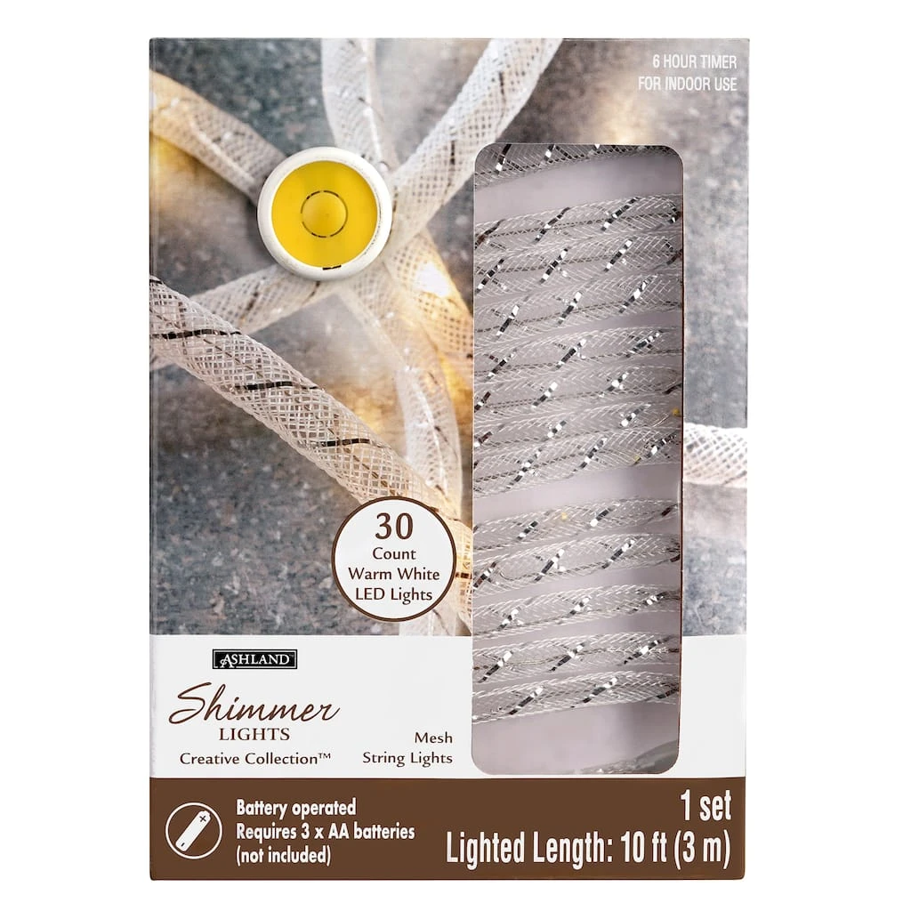 Hot Sale β 12 Pack: 30ct. Warm White LED Mesh Light Set by Ashland® Creative Collection™ π 3 Hot Sale β 12 Pack: 30ct. Warm White LED Mesh Light Set by Ashland® Creative Collection™ π