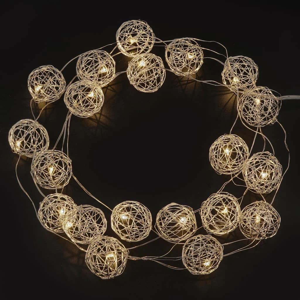 Coupon ๐งจ 20ct. Warm White Wire Ball LED String Lights by Ashland™ ๐ 3 Coupon ๐งจ 20ct. Warm White Wire Ball LED String Lights by Ashland™ ๐