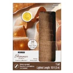 Cheapest 👏 LED Burlap String Lights Creative Collection™ by Ashland™ ✨