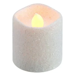 Top 10 🛒 8 Packs: 12 ct. (96 total) White Glitter LED Votive Candles by Ashland® 👍