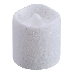 Deals ✨ White Glitter LED Votive Candles By Ashland® 12ct. ⌛ -Outlet Yuletide Joy Store 10562378 2