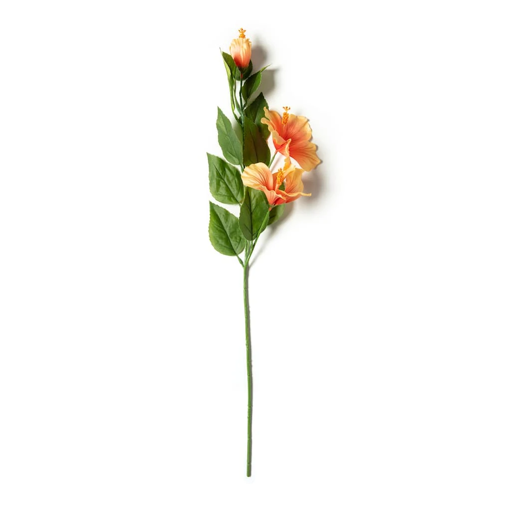 Budget ๐ Red & Orange Hibiscus Spray by Ashland® โ๏ธ 3 Budget ๐ Red & Orange Hibiscus Spray by Ashland® โ๏ธ