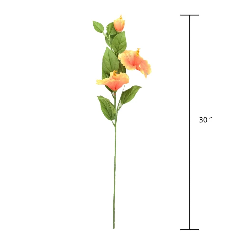 Budget ๐ Red & Orange Hibiscus Spray by Ashland® โ๏ธ 6 Budget ๐ Red & Orange Hibiscus Spray by Ashland® โ๏ธ - Image 4