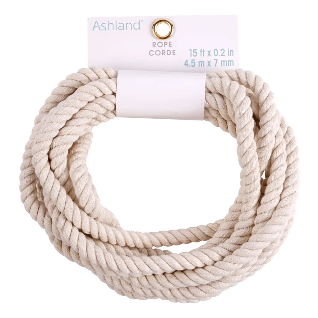 Flash Sale ⌛ 15ft. Ivory Rope by Ashland® ⭐ 3 Flash Sale ⌛ 15ft. Ivory Rope by Ashland® ⭐
