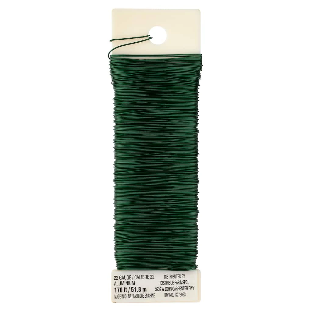 Budget ✔️ 22 Gauge Green Aluminum Florist Wire by Ashland® ✨ 3 Budget ✔️ 22 Gauge Green Aluminum Florist Wire by Ashland® ✨