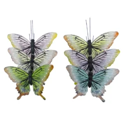Promo 💯 Assorted 6.3" Feather Butterflies by Ashland® ✔️