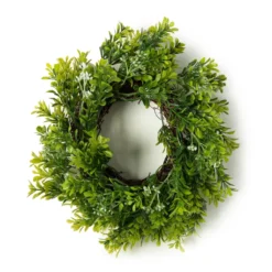 Coupon ✨ 6 Pack: 9" Green Mini Boxwood Wreath with Flowers by Ashland® 😉