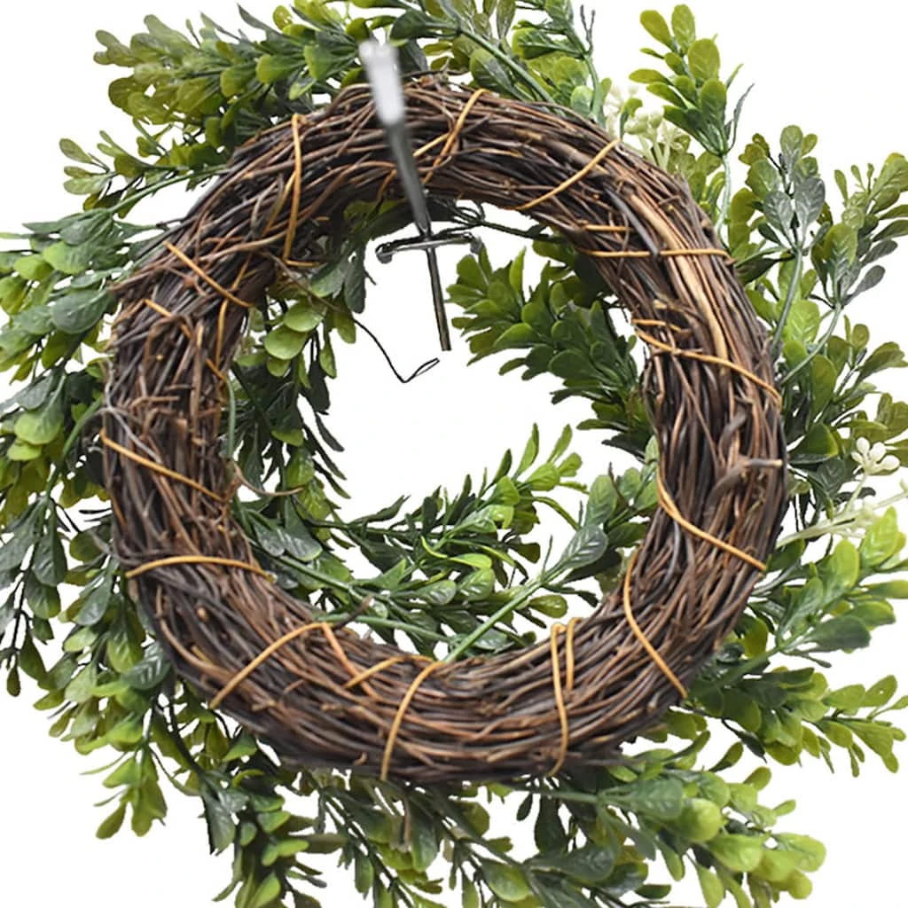 Coupon β¨ 6 Pack: 9" Green Mini Boxwood Wreath with Flowers by Ashland® π 6 Coupon β¨ 6 Pack: 9" Green Mini Boxwood Wreath with Flowers by Ashland® π - Image 4
